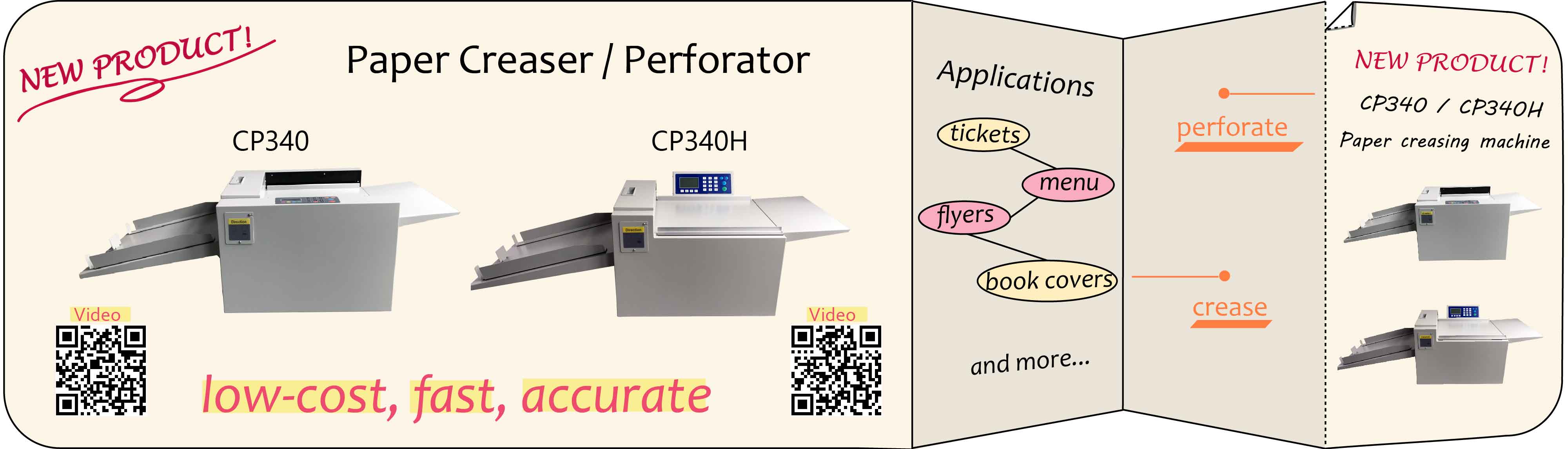 banner 5 paper creasing machine